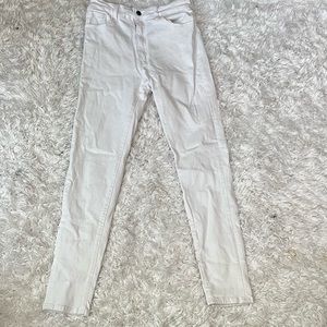 Fashion Nova White High Waisted Jeans